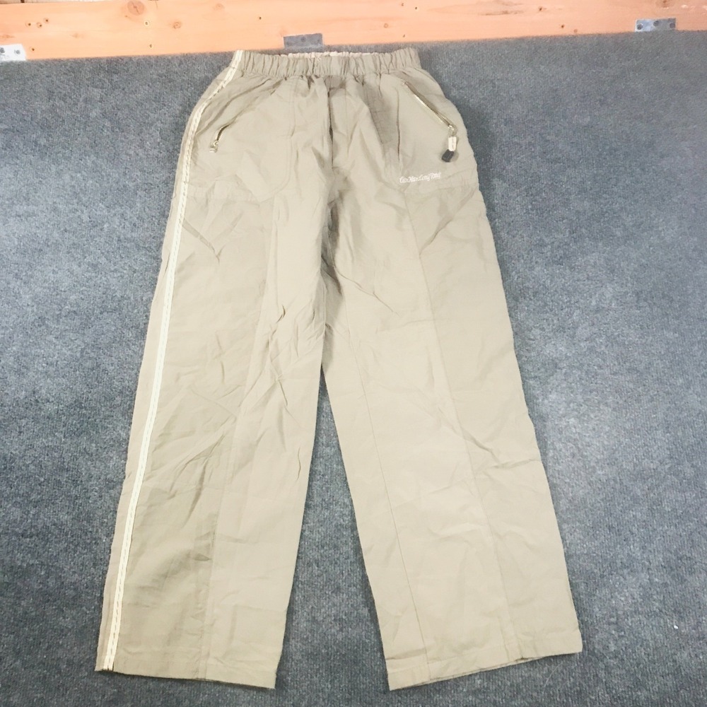 Vintage Y2K Chic Bike Korean Womens 26 Wide Leg Baggy Pants Embroidered